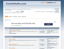 Tablet Screenshot of cesketitulky.com